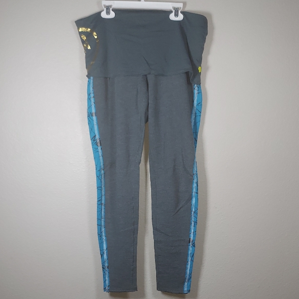 Zumba Fitness Gray and Blue Pants